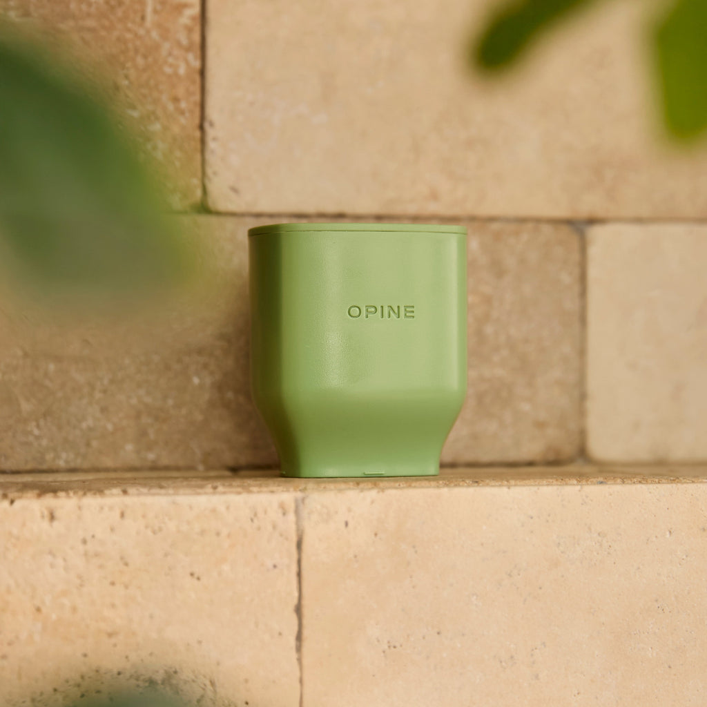 OPINE Filter on Stone Shelf