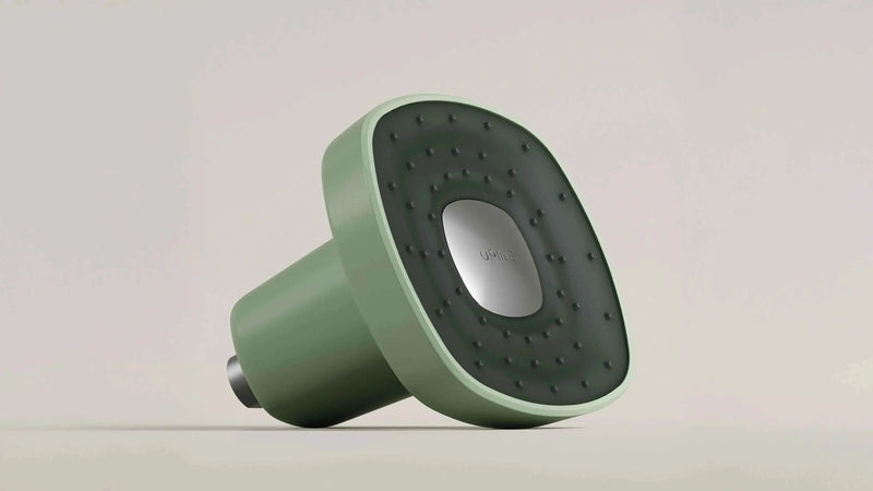 OPINE Moss Green Filtered Shower Head